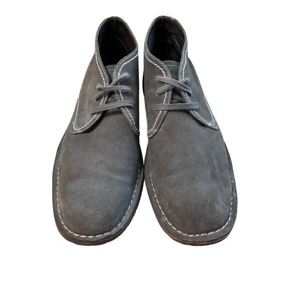 John Varvatos USA Men's Boot Size 12 Gray Suede Lace‎ Up F505N4B - Picture 5 of 8